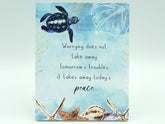 Turtle Cove Peace Sentiment Plaque